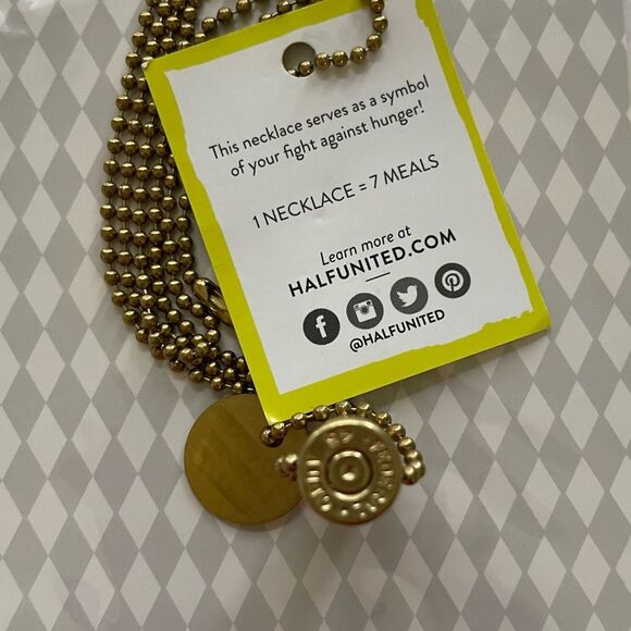 Half United Artisan Made Fighting Hunger Bullet Necklace - Picture 14 of 14